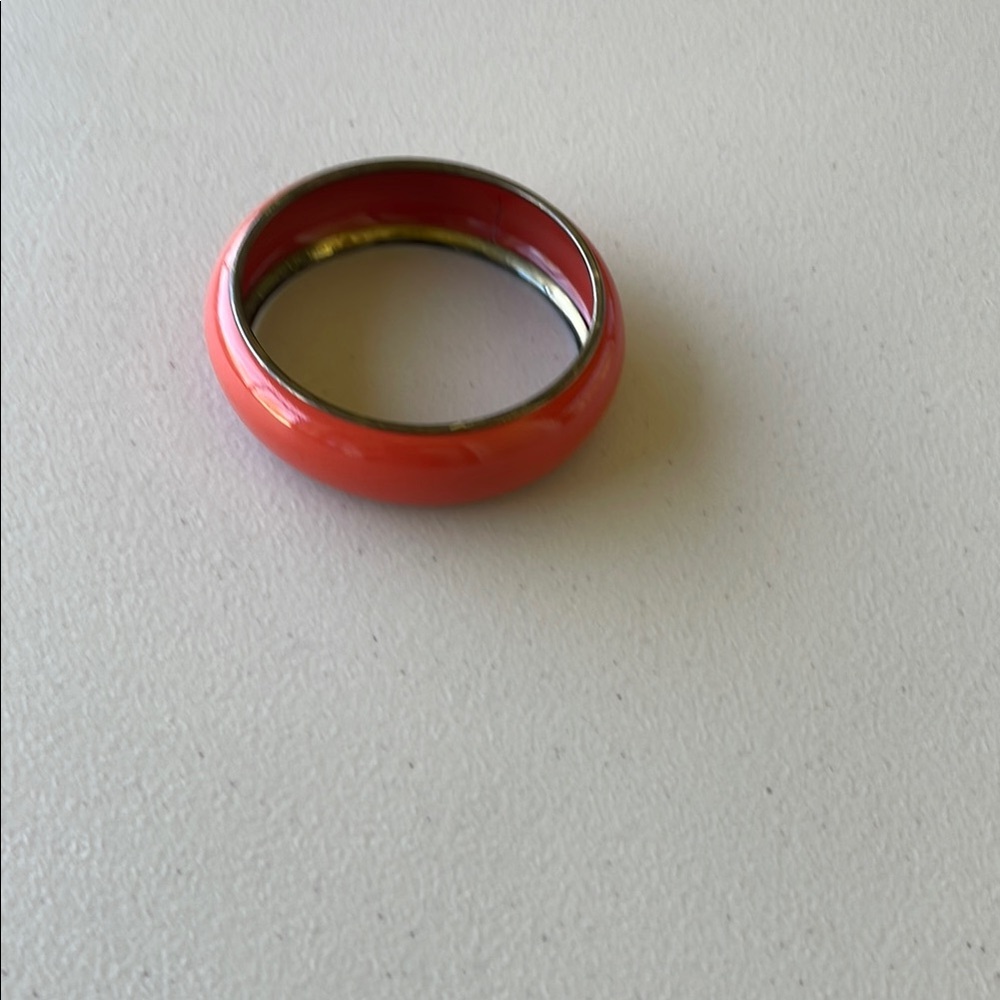 Chic Orange Bangle Bracelet